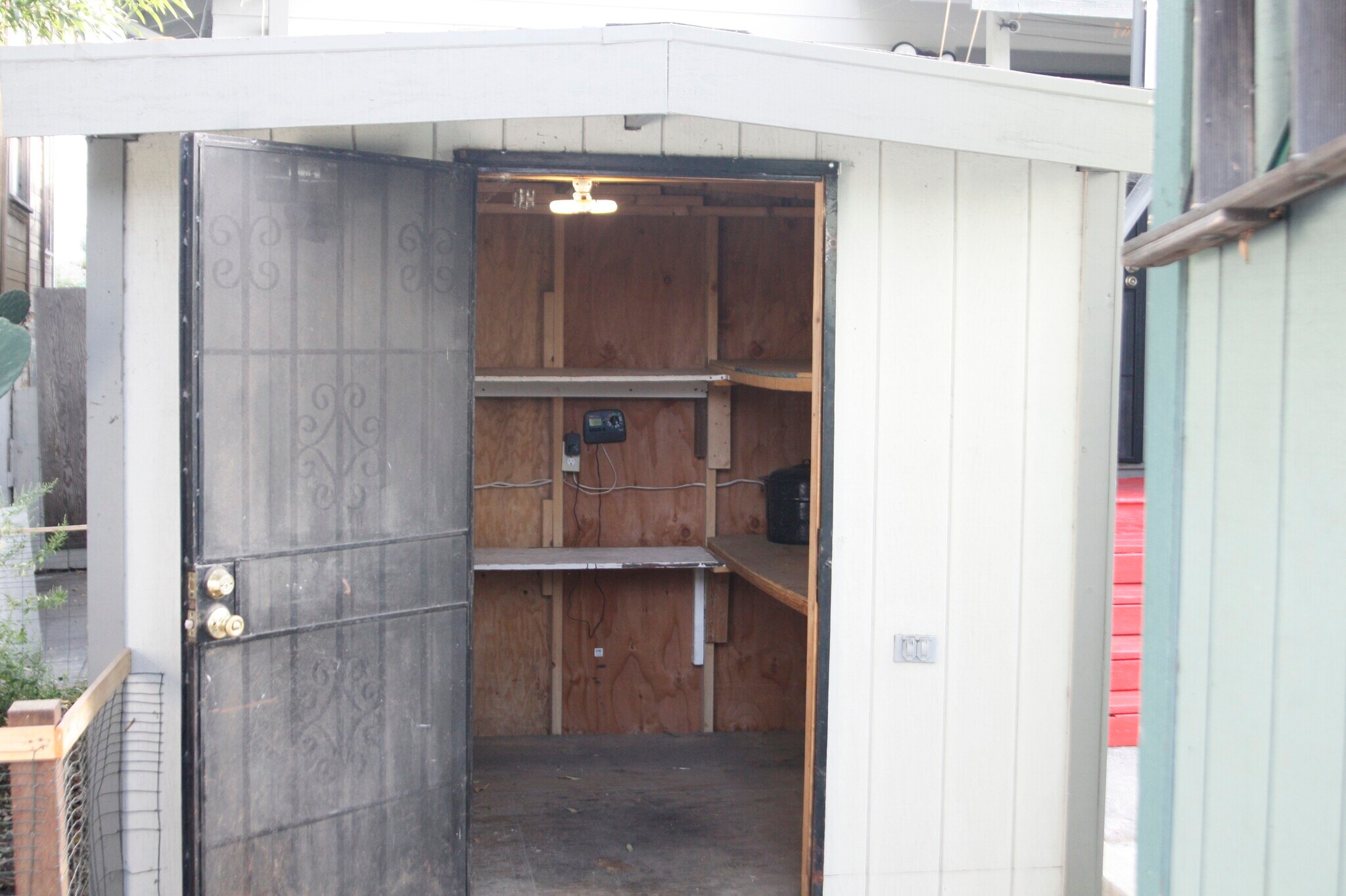 Exterior storage shed - 4019 E 16th St