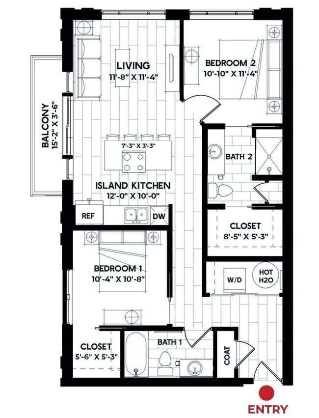 Building Photo - WOW!  Top Corner, 2 bed, 2 bath