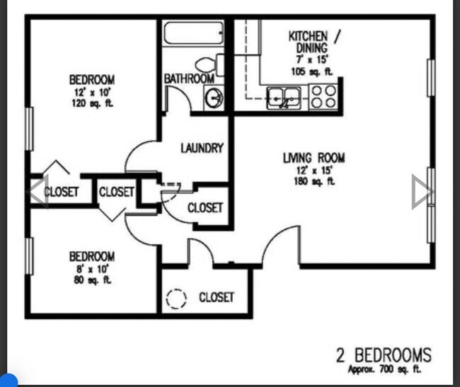 Building Photo - Large 2 bedroom apartment with washer/dryer hookup