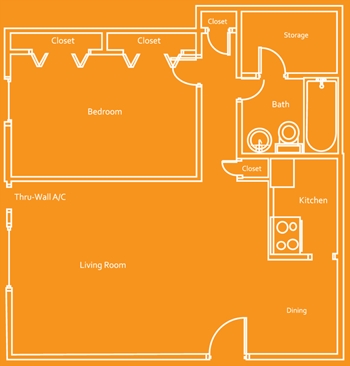 1BR/1BA - Burkhardt Valley Apartments