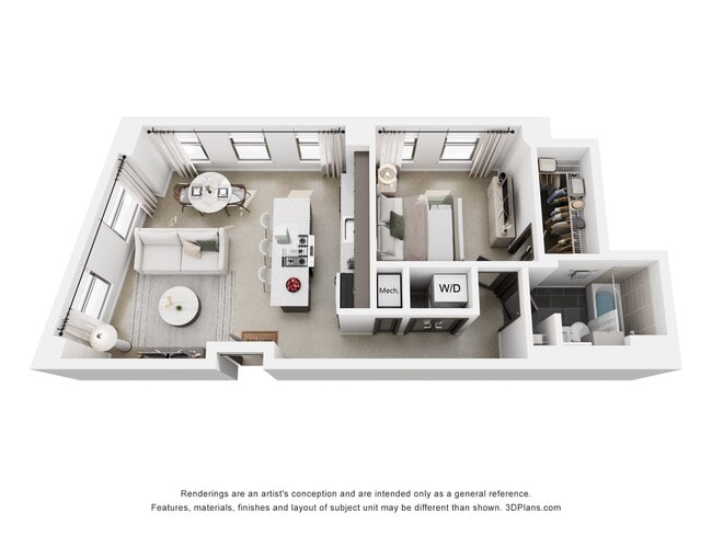 Floorplan - National City Tower Lofts
