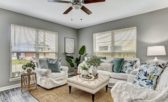 Living Room (staged) - 1223 E Waldburg St