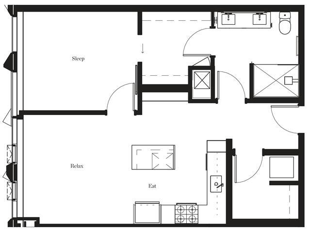 Floorplan - The Residences at Rainier Square