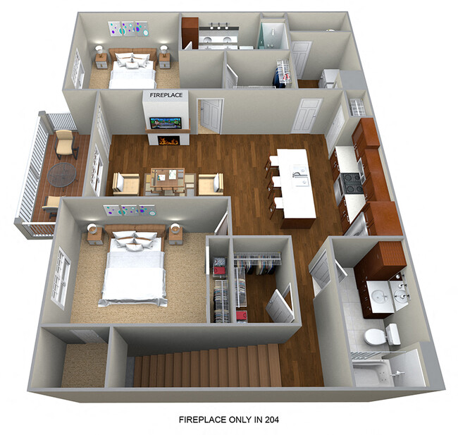 Floorplan - Cedar Place Apartments