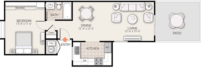 Floorplan - Woodbridge Villas Apartment Homes