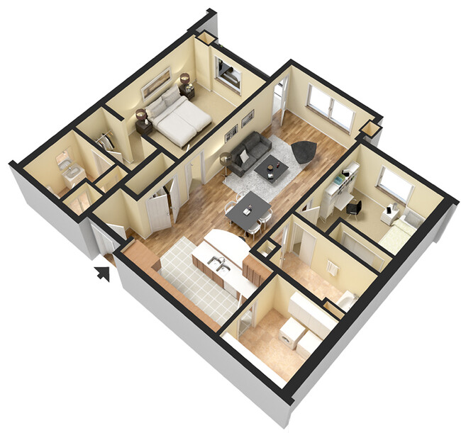 Floorplan - Tioga Square