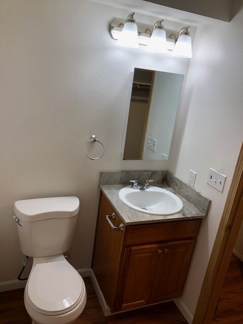 En-suite Bathroom with countertop matching all in home - 127 100th St S