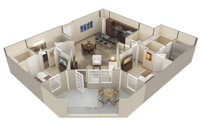 Floorplan - Messina Luxury Apartments