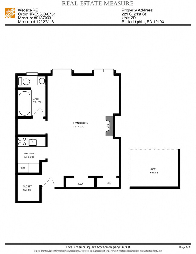 Floorplan - 226 South 21st St