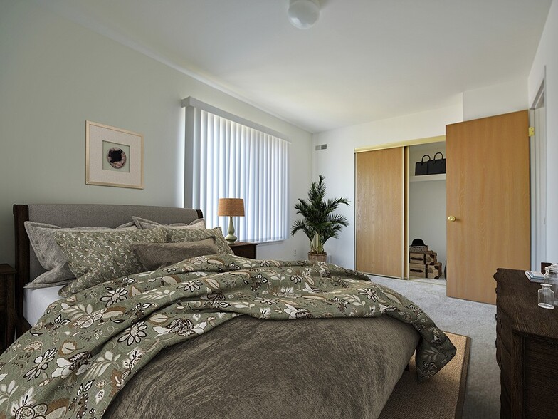 A large bedroom at Charter Oak Apartments, Davison, Michigan - Charter Oaks Apartments