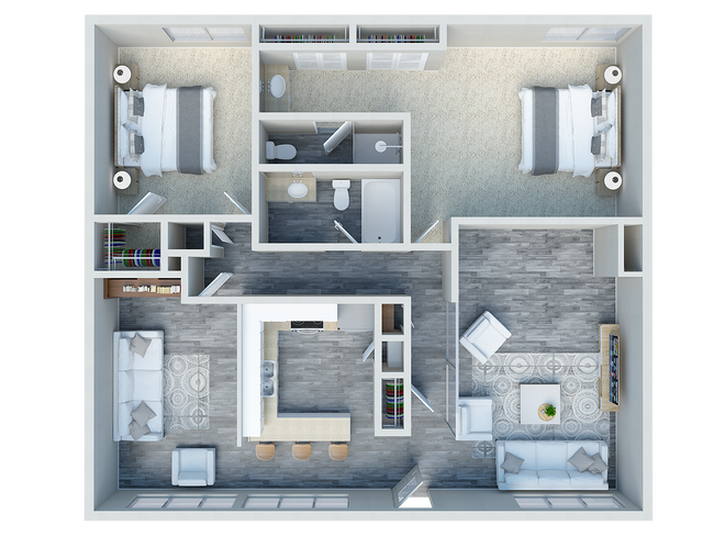 Three Bedroom Two Bath - Elevate Apartment Homes