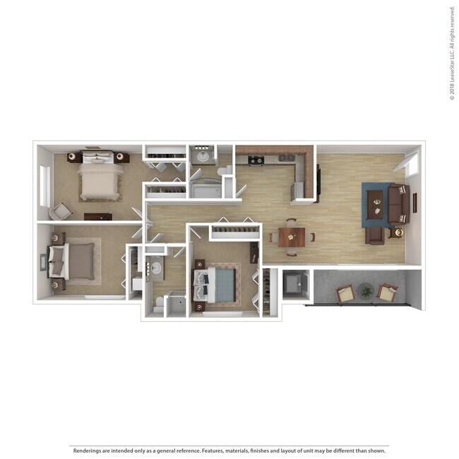 Floorplan - 7 Pointe Apartments
