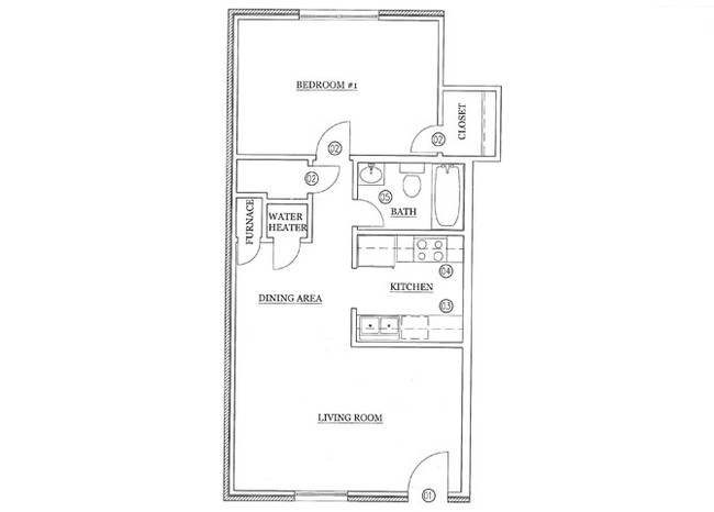 1BR/1BA - Spanish Arms