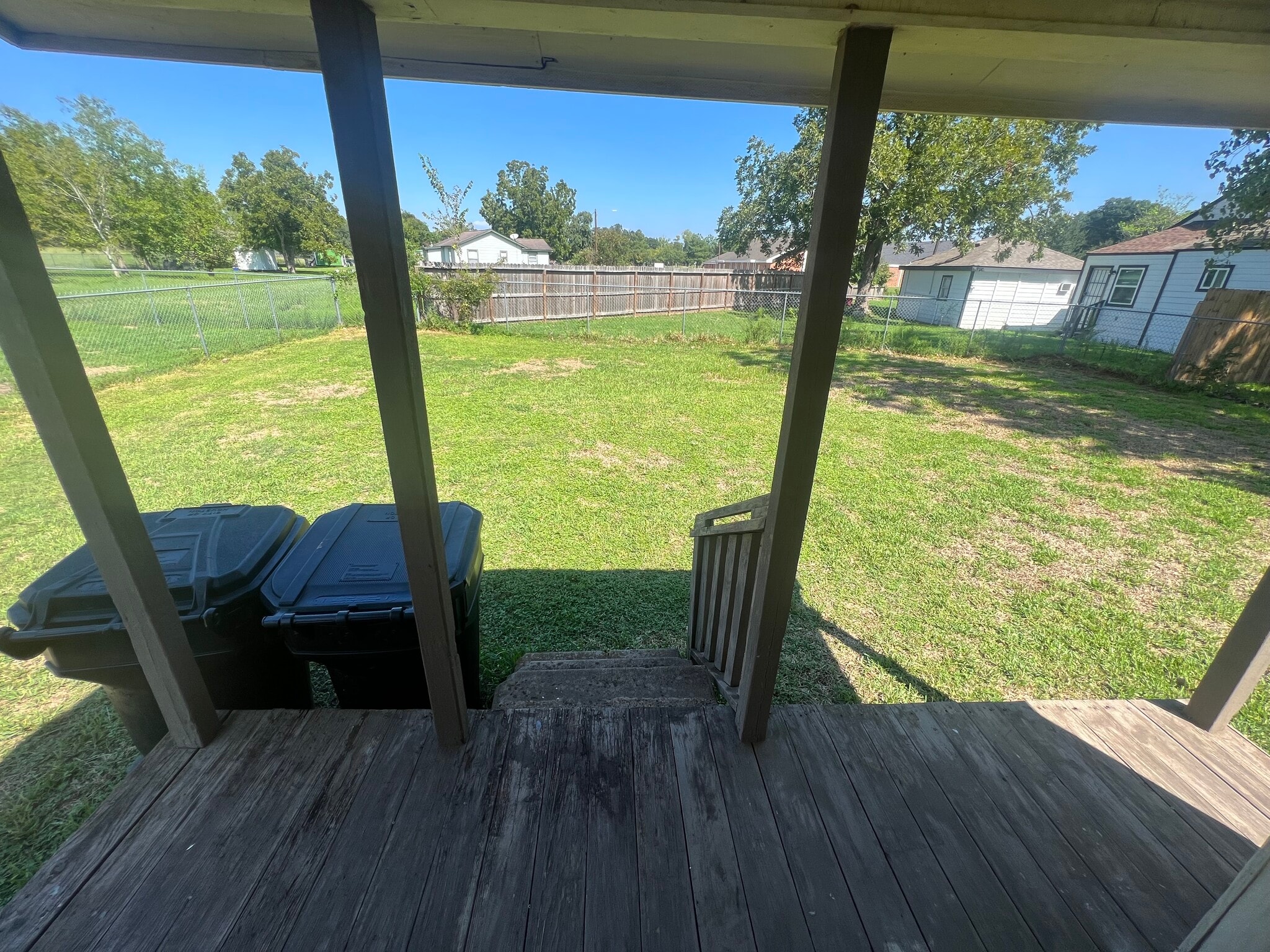 Backyard - 7215 Apache St