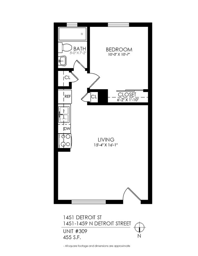 Floorplan - 1451 Detroit