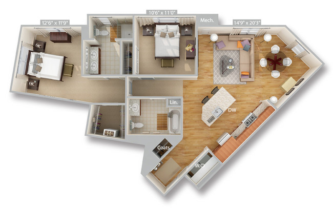 Floorplan - Avalon Bloomfield Station