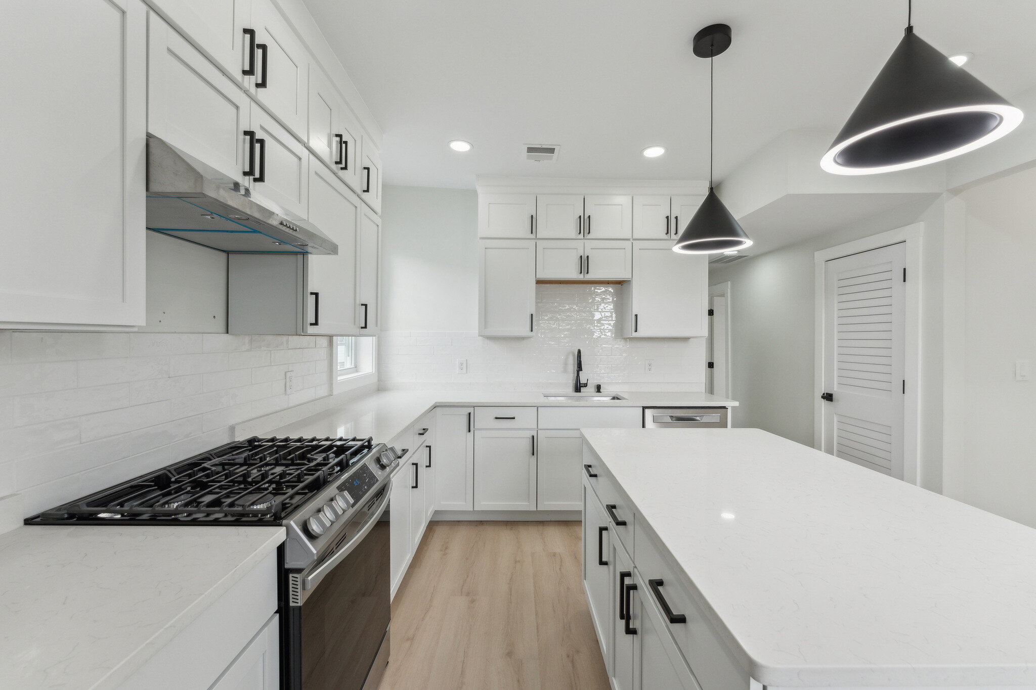 New kitchen with stainless steel appliances - 47 Brackett St