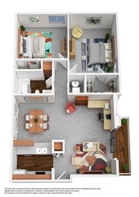 Building Photo - 2 bedroom, 1 bath apartment with Central A...