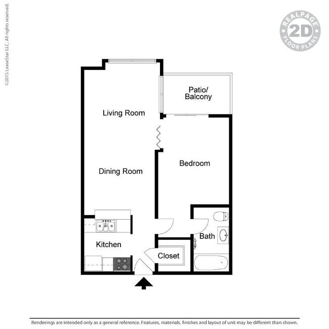 Floorplan - Oak Park (South Bldg)