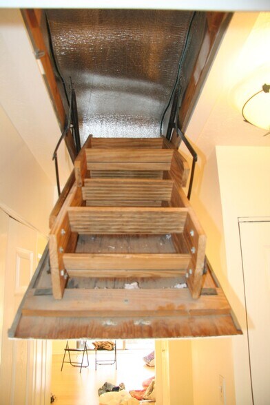 Attic Access Ladder - 11015 Lake Ave