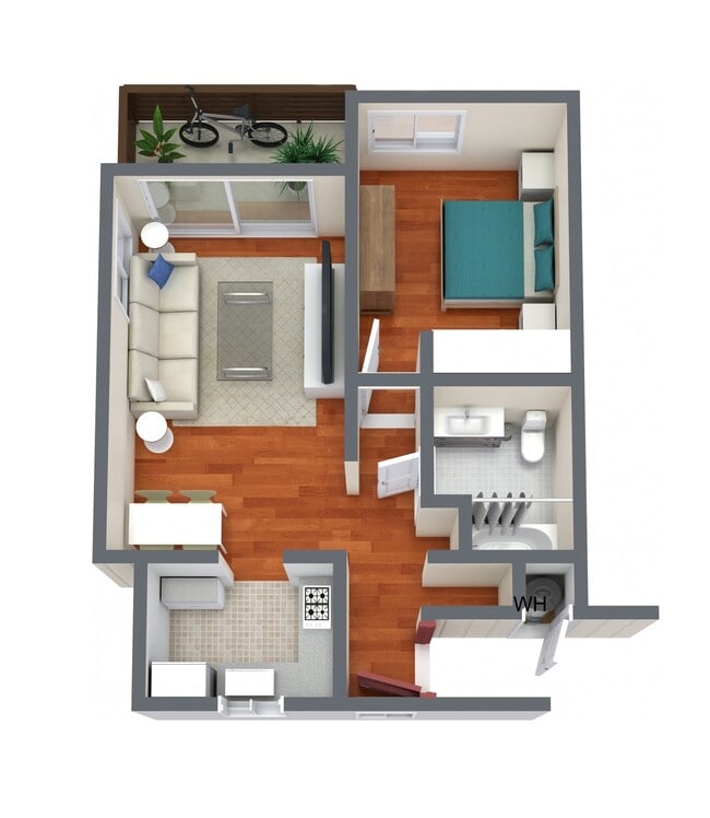Floorplan - Walnut Apartments