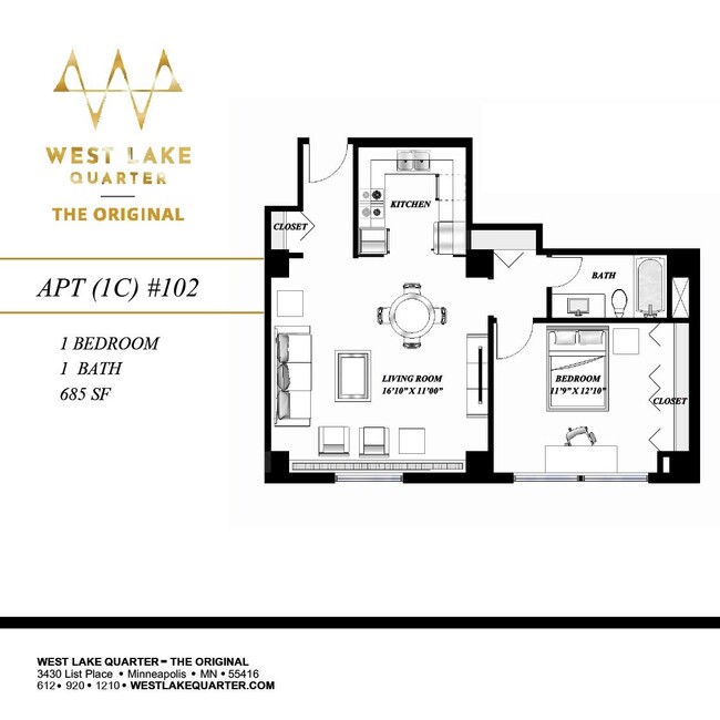 Floorplan - The Original at West Lake Quarter