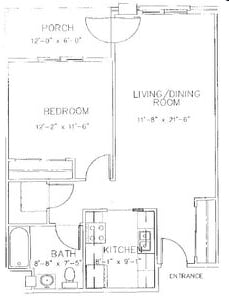 1BR/1BA - Sedgemeadow