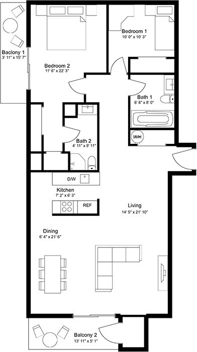 Floorplan - The Magnolia Collection - Magnolian, Magno...