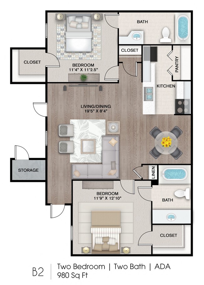 Floorplan - The Aria