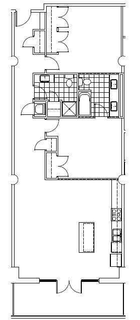 2BR/2BA - Chesapeake Lofts