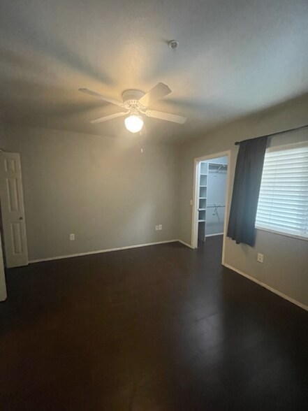 Master bedroom with walking closet and a wall closet - 1295 N Ash St