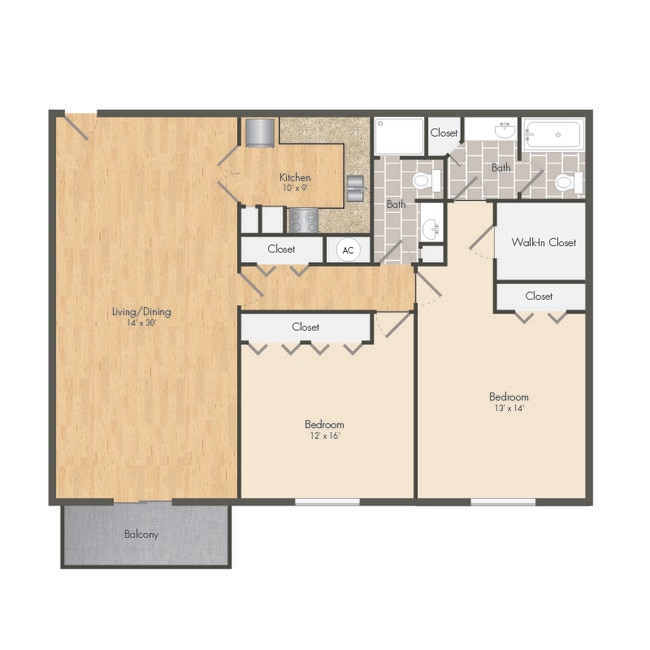 Floorplan - The Beverly