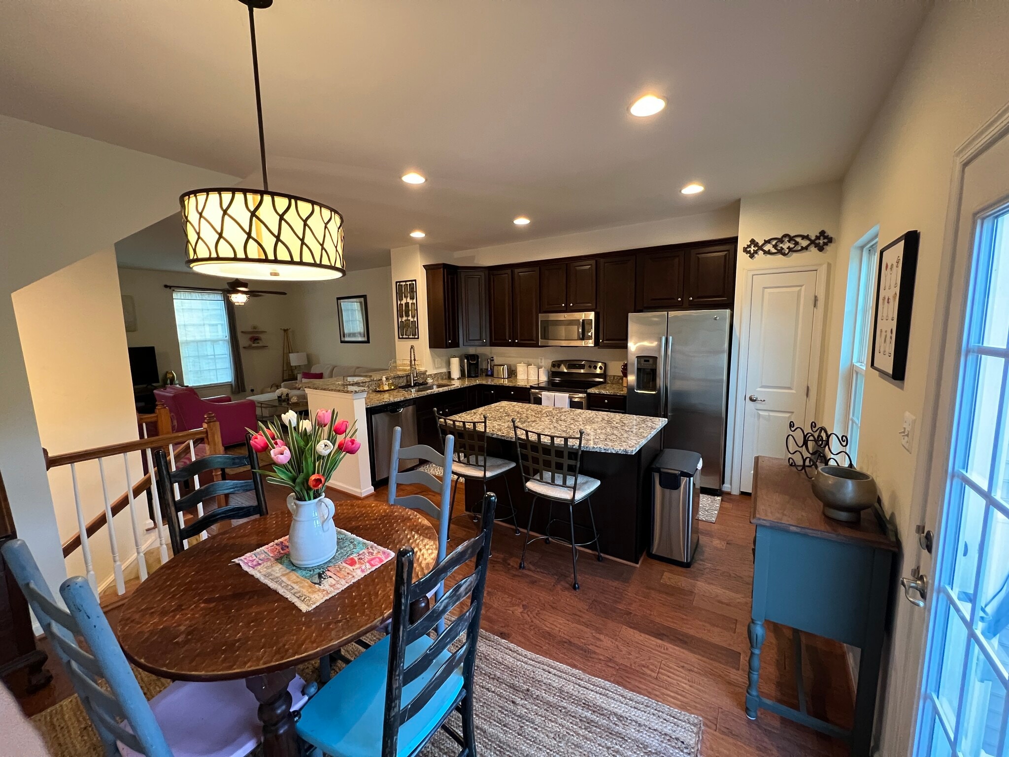 Dining area and island - 2172 Whispering Hollow Ln