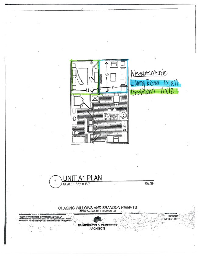 A1 - Chasing Willows Apartments