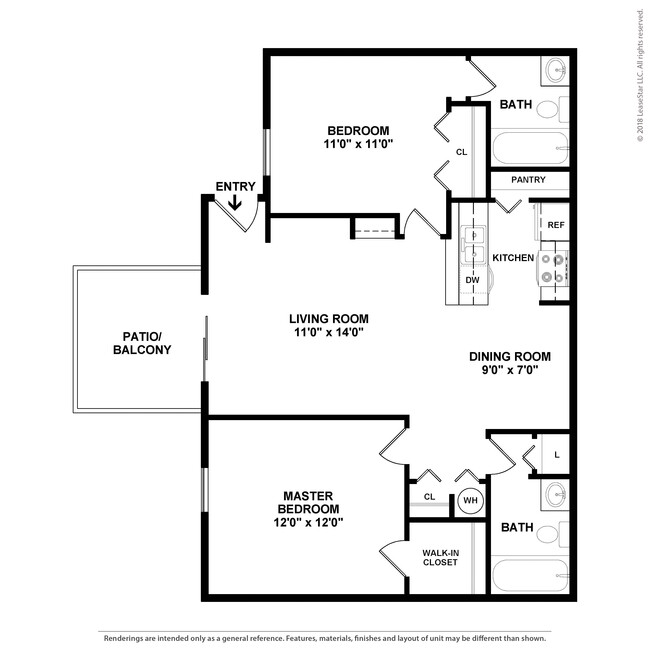 Floorplan - Tamarind Bay Apartments