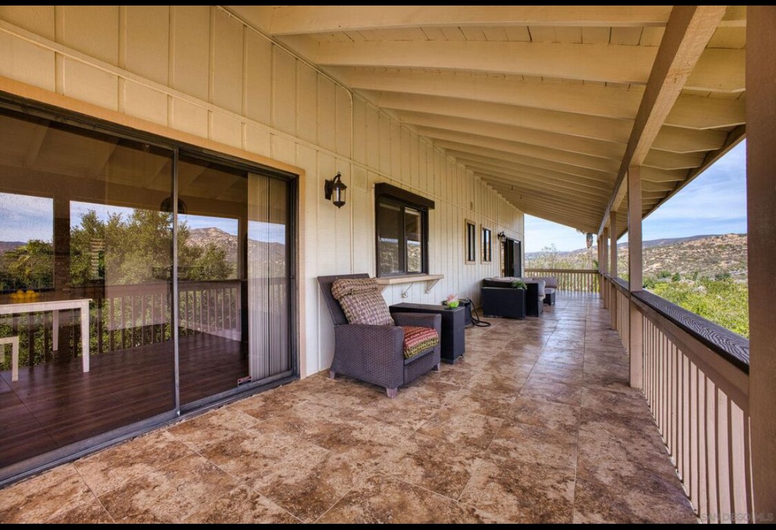 Upstairs Patio - 15408 Vista Vicente Dr
