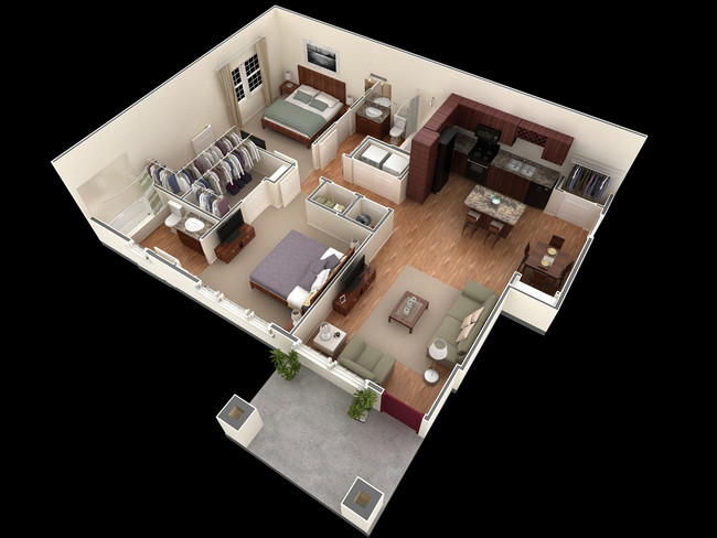 Floorplan - Springs At Orchard Road Apartments