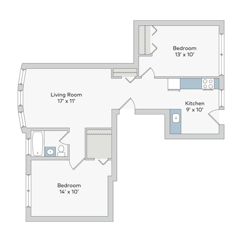 Floorplan - 5222-38 S. Drexel Avenue