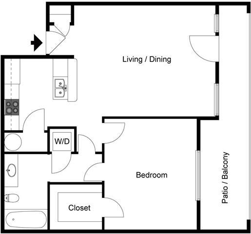 Floorplan - Lexington Apartments