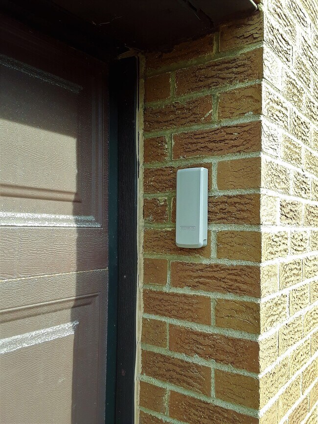 key pad for garage door - 402 Brierly Ln