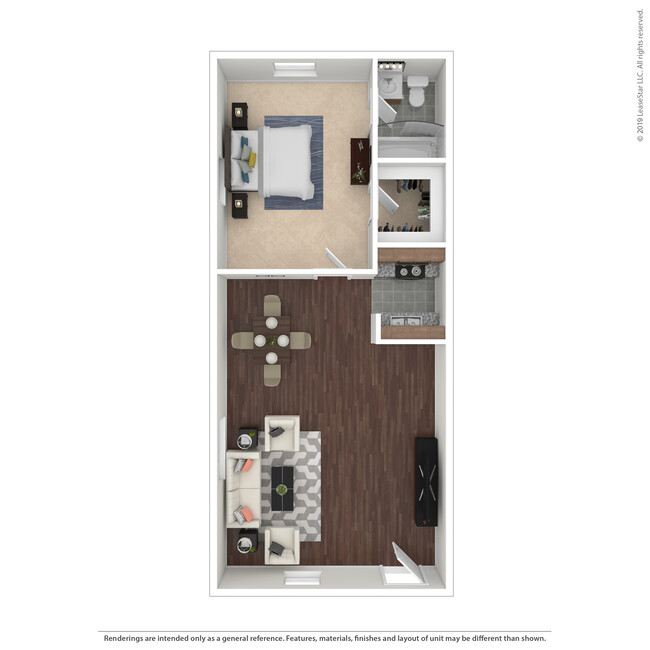 Floorplan - The Meadows Apartments