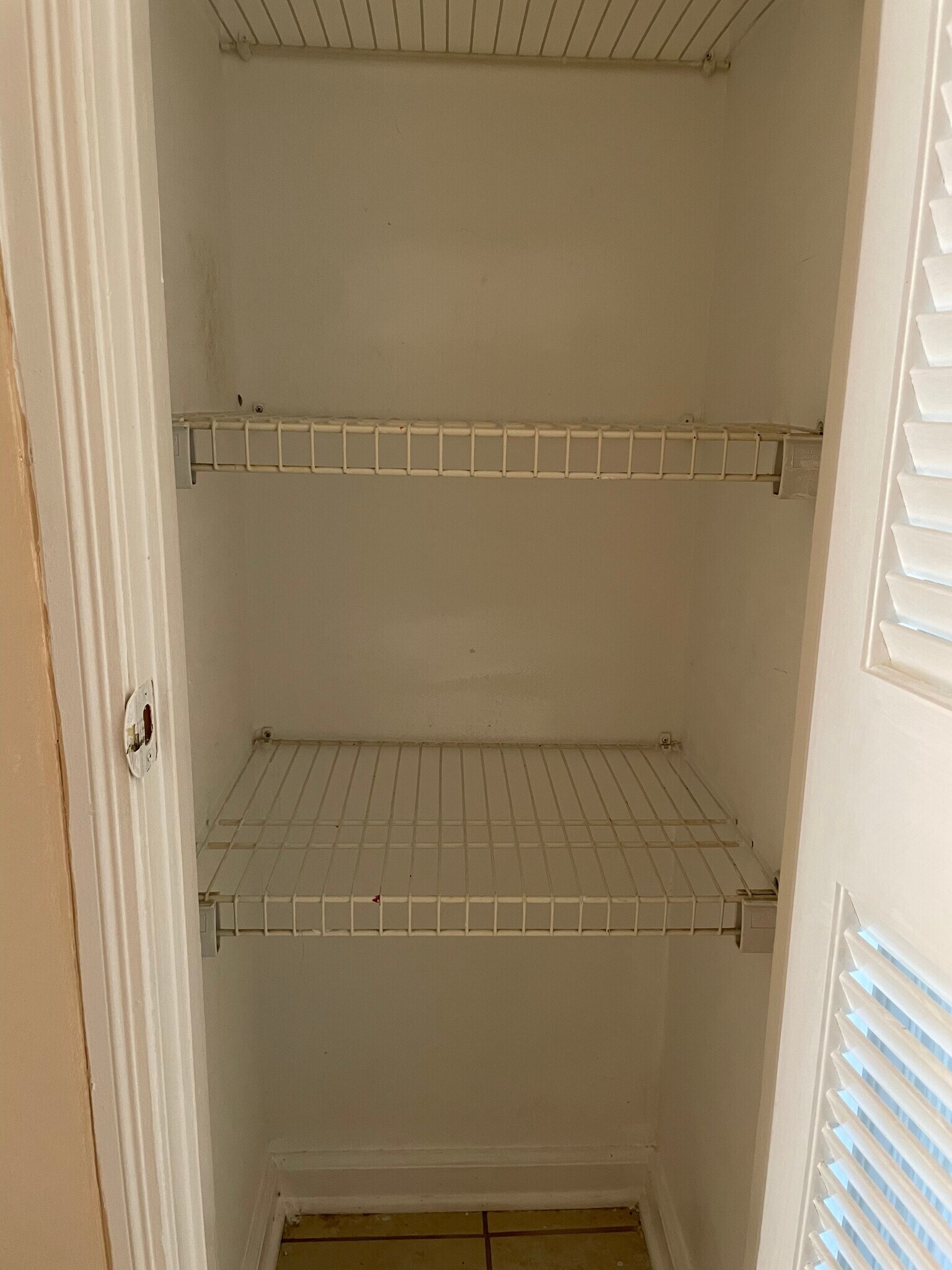 Hall bathroom closet - 7925 Danube Rd