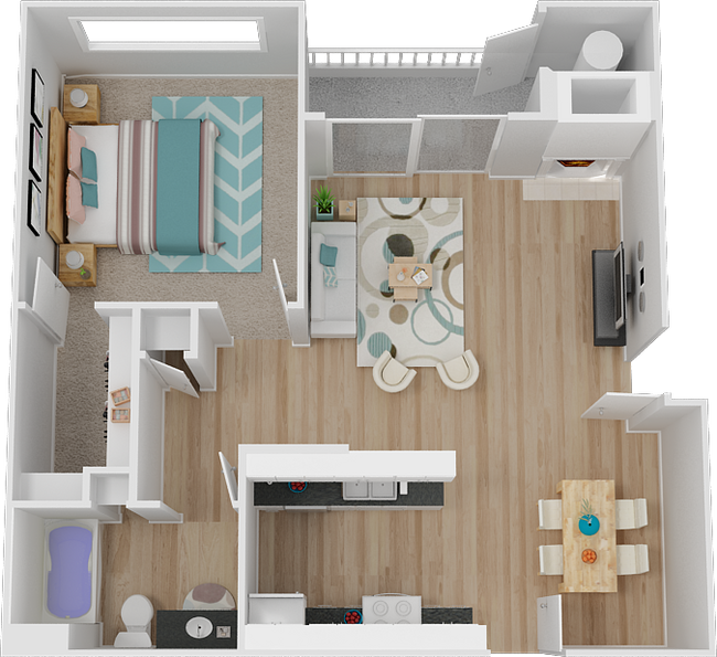 Floorplan - Marina Village Apartments