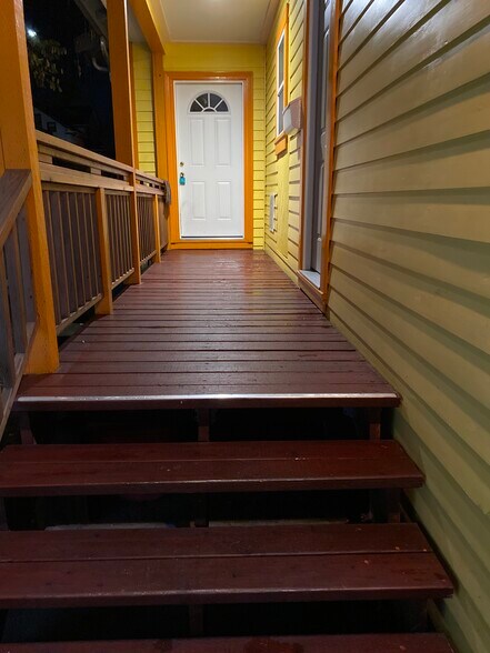 Back door view - 2445 Harrington Ave