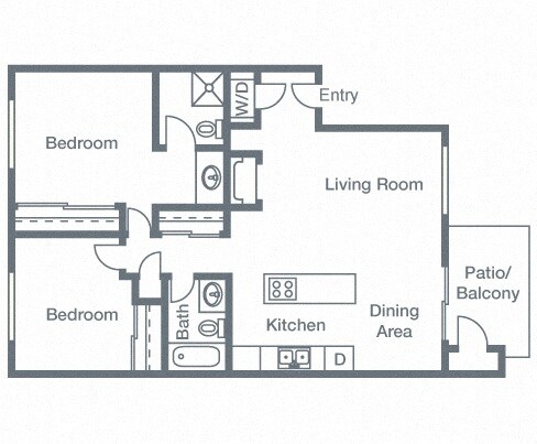 Floorplan - Siena Apartment Homes