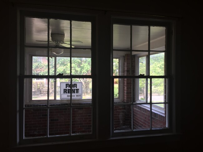 A view from living room looking out onto porch - 836 20th St S