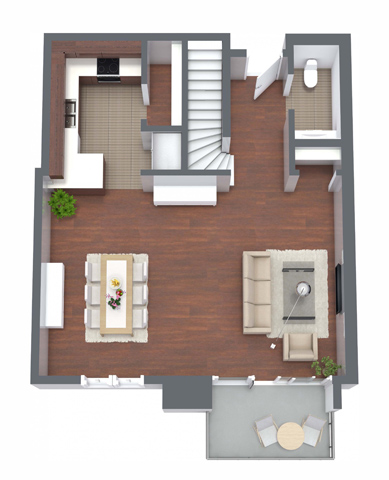 Floorplan - Nineteen800 Apartments