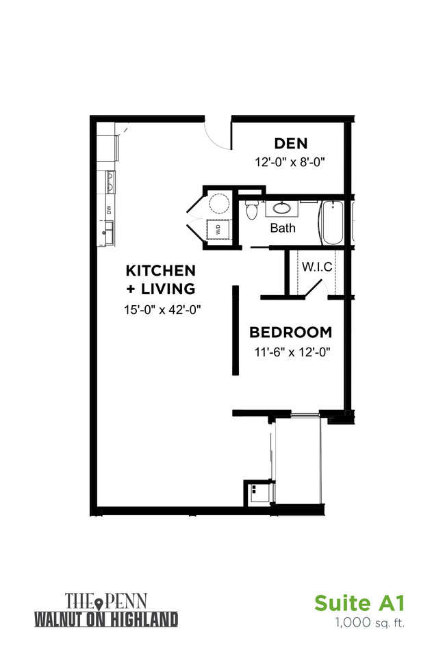 Floorplan - The Penn at Walnut on Highland