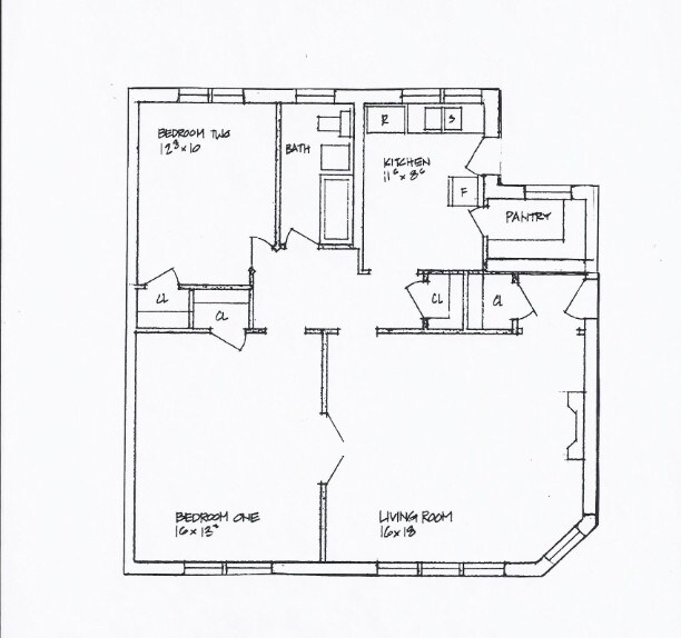 Floorplan - 2200-10 Sherman Ave.