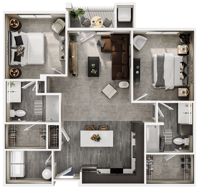 Floorplan - Altair Luxury Apartments
